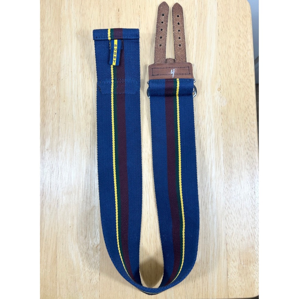 VTG Rugby Ralph Lauren Belt Unisex S Surcingle Military Stable Style Ivy League